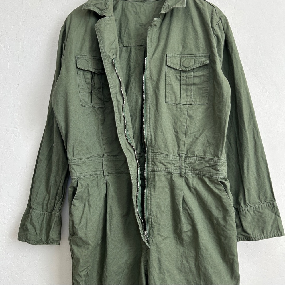 Tularosa Jumpsuit XL Long Sleeve Utility Workwear Pockets Long Sleeve Green - Picture 7 of 13